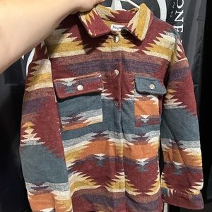 Aztec Button Up Jacket